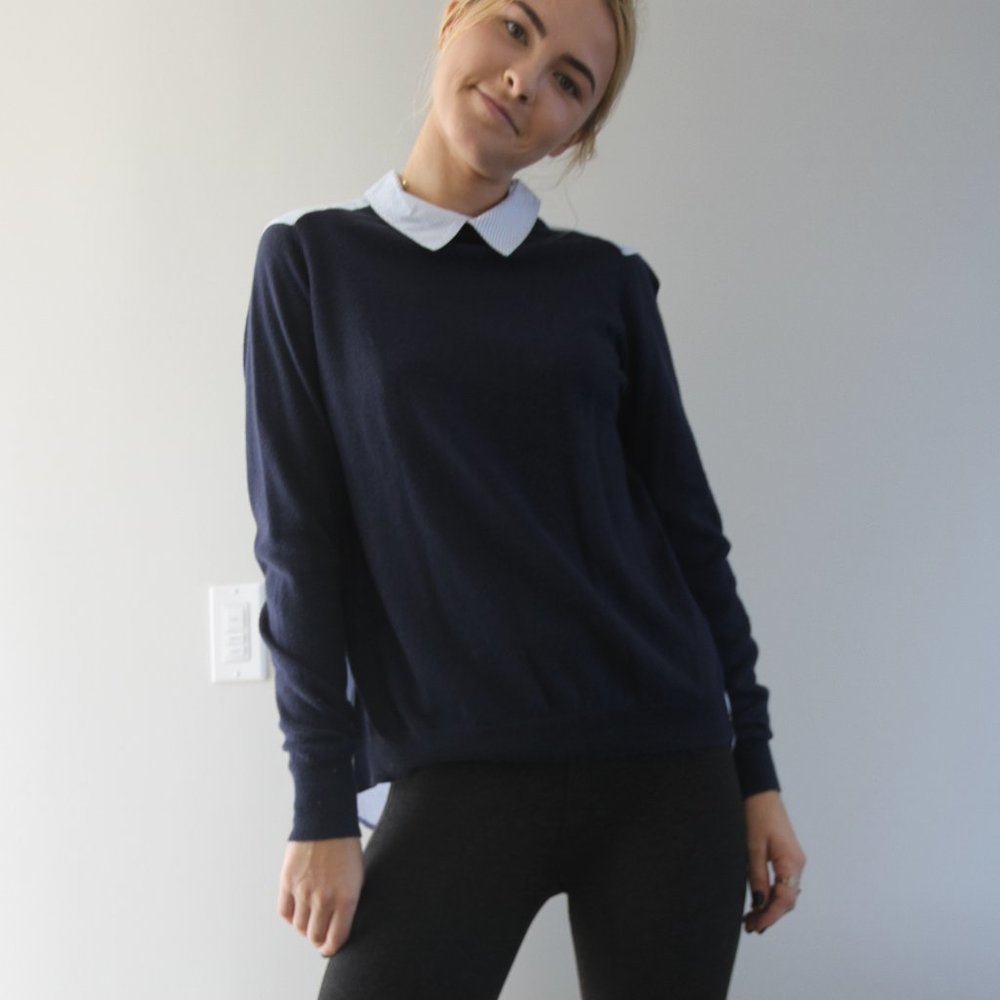 Central Park West NY Cambridge Layered Sweater